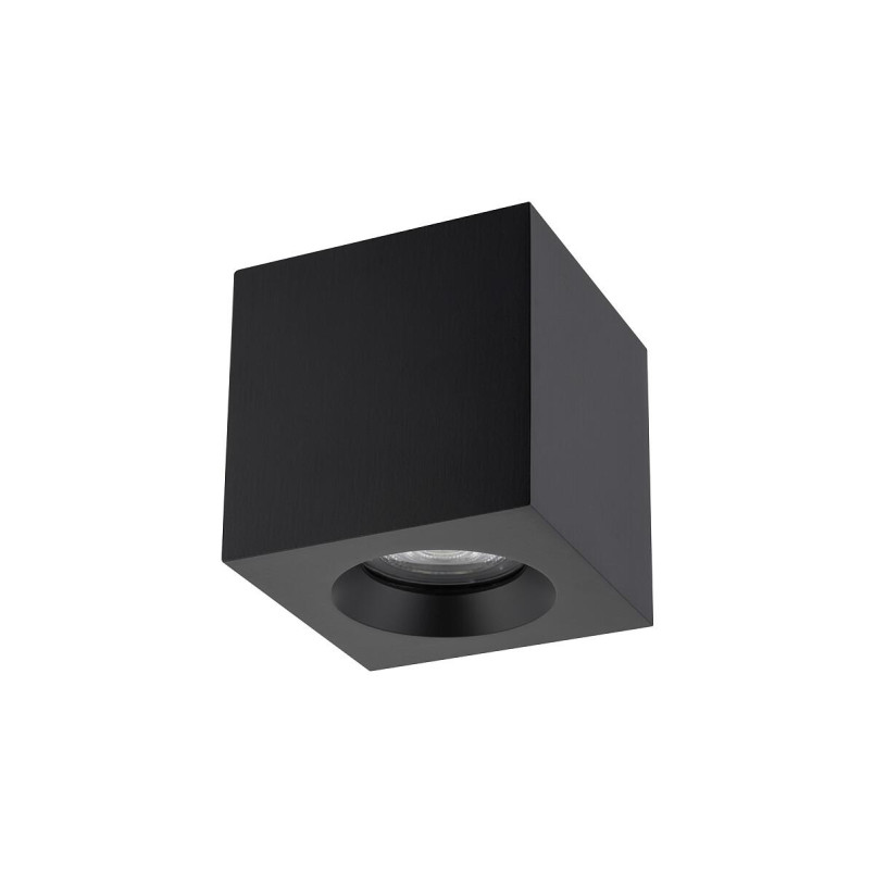 Lampa spot kwadratowa do łazienki Parana 8,5cm IP44 czarna Nowodvorski