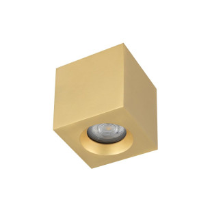Lampa spot kwadratowa do łazienki Parana 8,5cm IP44 mosiądz Nowodvorski