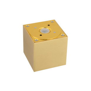 Lampa spot kwadratowa do łazienki Parana 8,5cm IP44 mosiądz Nowodvorski
