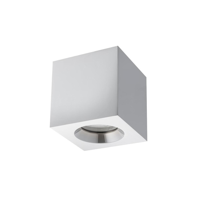 Lampa spot kwadratowa do łazienki Parana 8,5cm IP44 chrom Nowodvorski