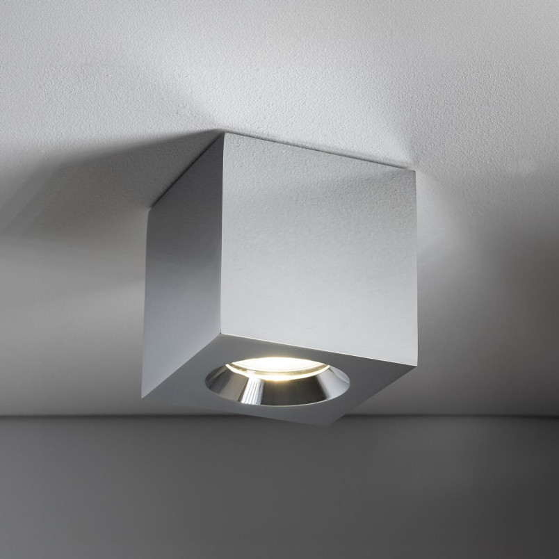 Lampa spot kwadratowa do łazienki Parana 8,5cm IP44 chrom Nowodvorski