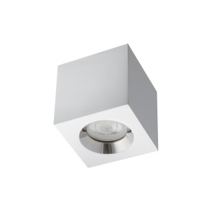 Lampa spot kwadratowa do łazienki Parana 8,5cm IP44 chrom Nowodvorski