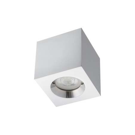 Lampa spot kwadratowa do łazienki Parana 8,5cm IP44 chrom Nowodvorski