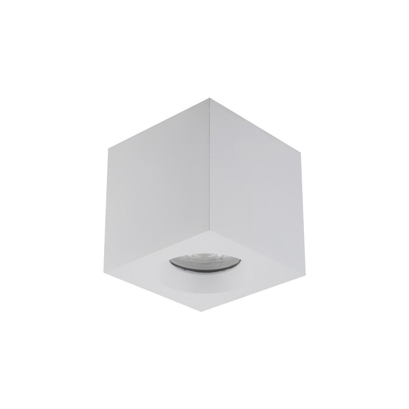 Lampa spot kwadratowa do łazienki Parana 8,5cm IP44 biała Nowodvorski