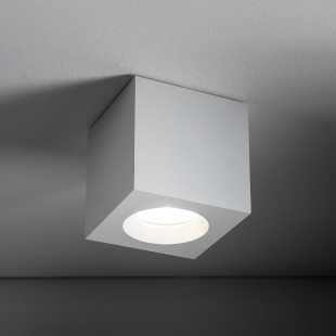Lampa spot kwadratowa do łazienki Parana 8,5cm IP44 biała Nowodvorski