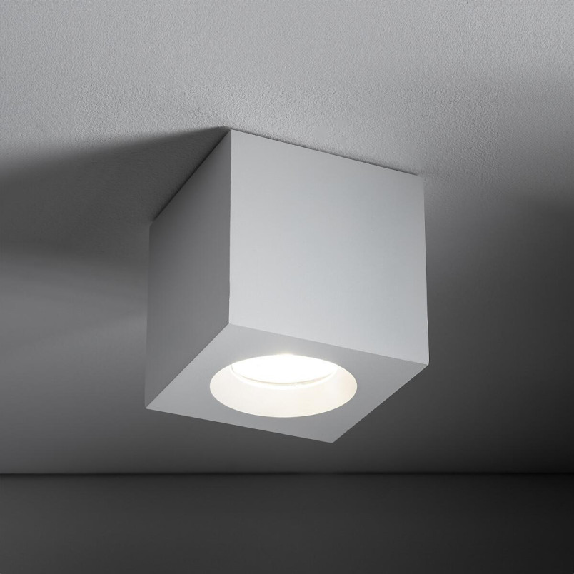 Lampa spot kwadratowa do łazienki Parana 8,5cm IP44 biała Nowodvorski