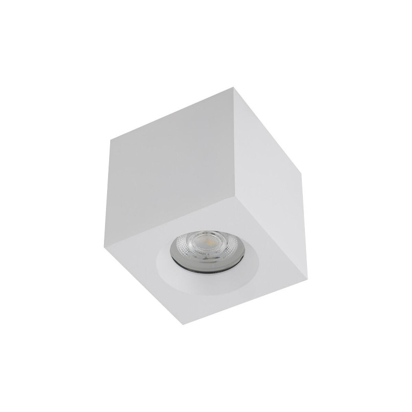 Lampa spot kwadratowa do łazienki Parana 8,5cm IP44 biała Nowodvorski
