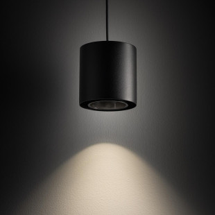 Lampa wisząca tuba Point Duo 13cm czarna Nowodvorski