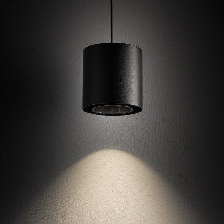 Lampa wisząca tuba Point Duo 13cm czarna Nowodvorski