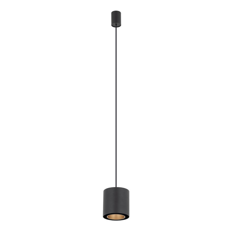 Lampa wisząca tuba Point Duo 13cm czarno-złota Nowodvorski