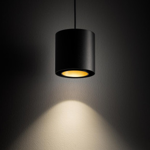 Lampa wisząca tuba Point Duo 13cm czarno-złota Nowodvorski