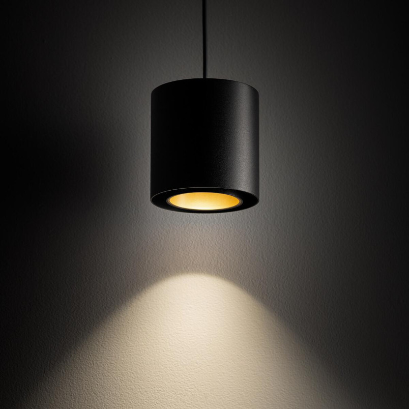 Lampa wisząca tuba Point Duo 13cm czarno-złota Nowodvorski