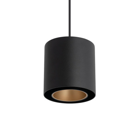 Lampa wisząca tuba Point Duo 13cm czarno-złota Nowodvorski