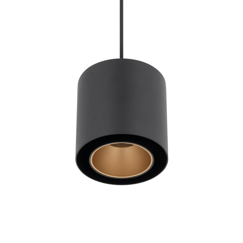 Lampa wisząca tuba Point Duo 13cm czarno-złota Nowodvorski