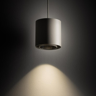 Lampa wisząca tuba Point Duo 13cm szaro-czarna Nowodvorski