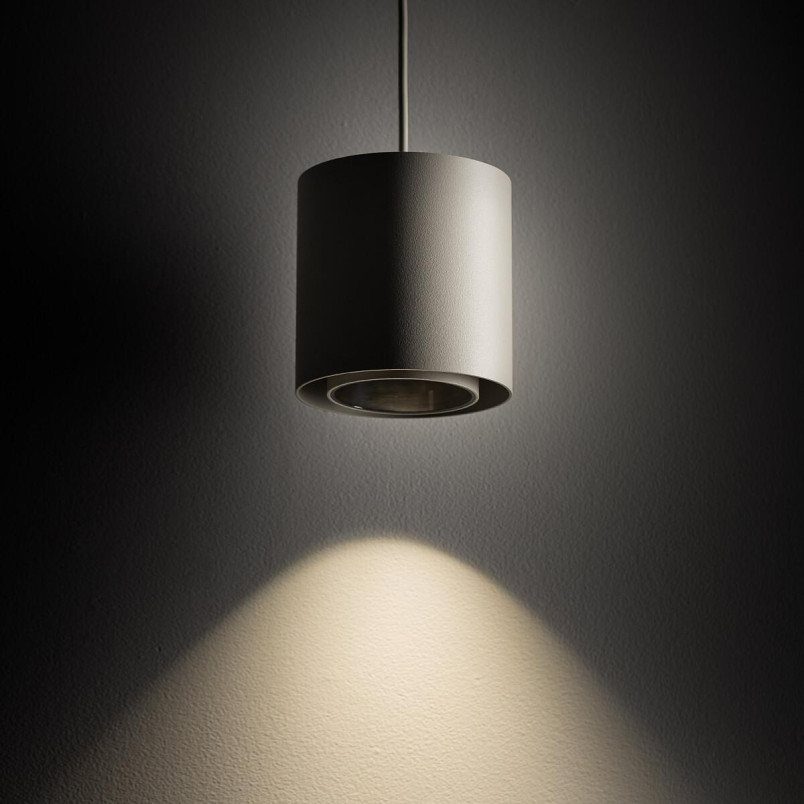 Lampa wisząca tuba Point Duo 13cm szaro-czarna Nowodvorski
