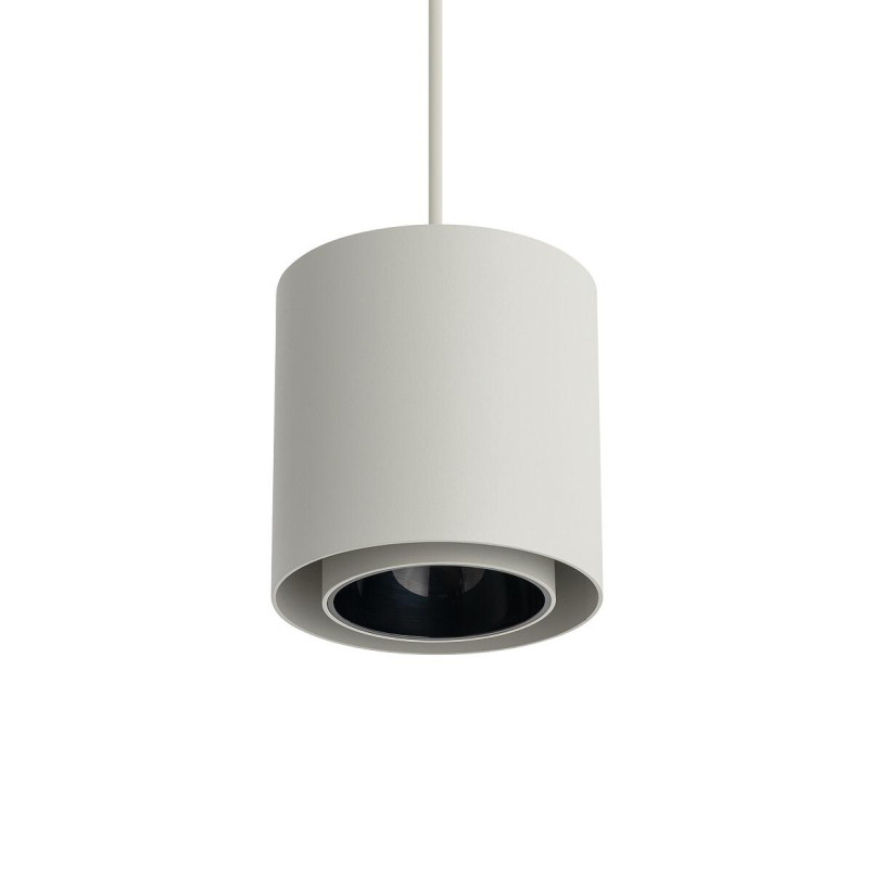 Lampa wisząca tuba Point Duo 13cm szaro-czarna Nowodvorski
