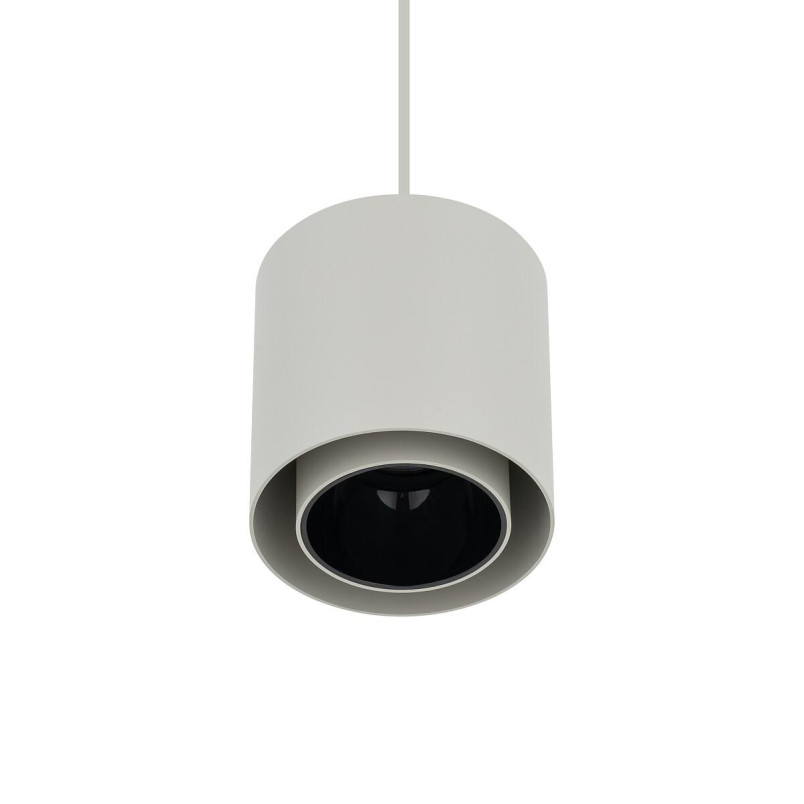 Lampa wisząca tuba Point Duo 13cm szaro-czarna Nowodvorski