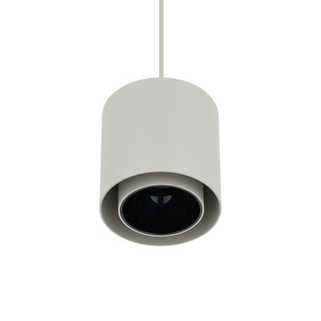Lampa wisząca tuba Point Duo 13cm szaro-czarna Nowodvorski