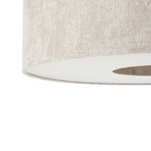 Lampa podłogowa z abażurem na wysięgniku Poise B beżowa Nowodvorski