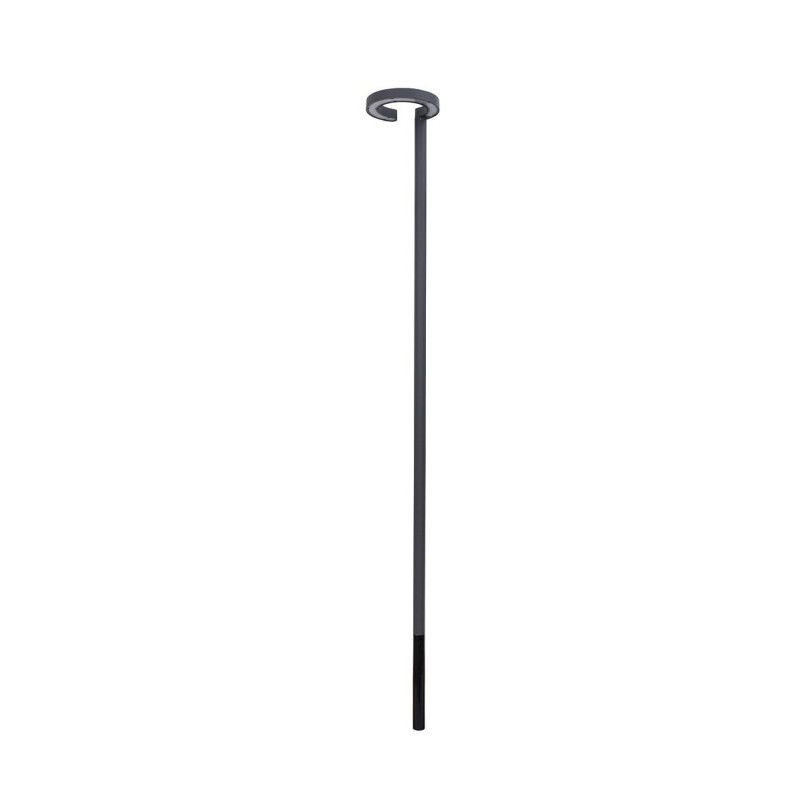 Wysoka lampa zewnętrzna stojąca Pole LED 3000K 220/260cm grafitowa Nowodvorski