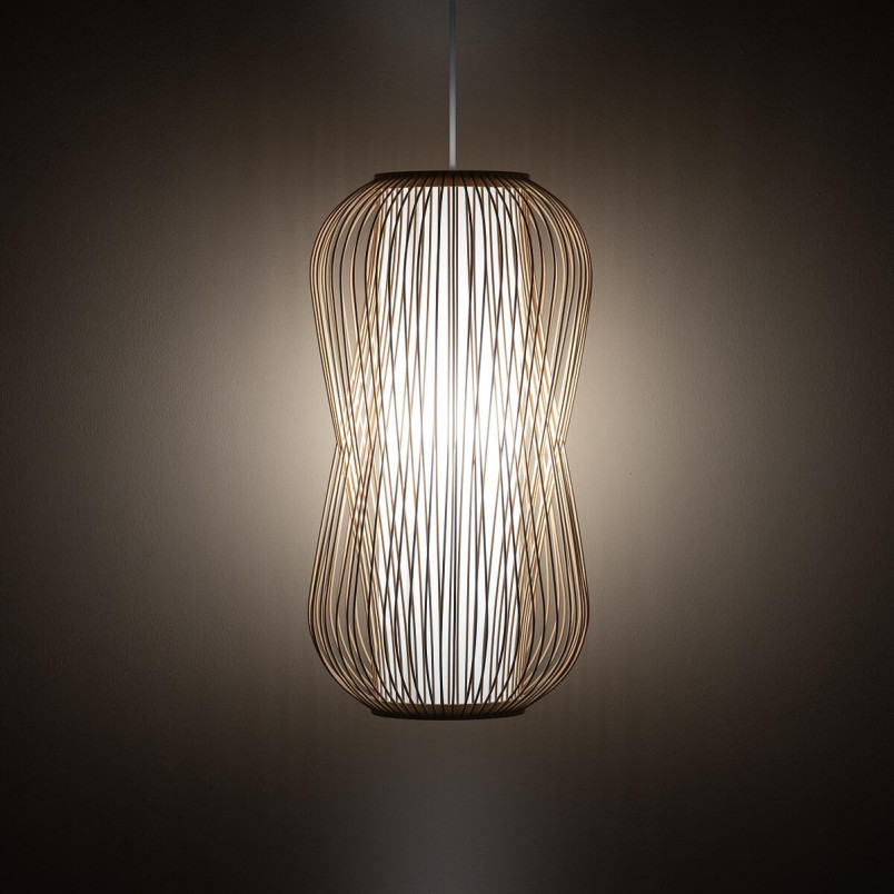 Lampa wisząca bambusowa Puket 30cm Nowodvorski