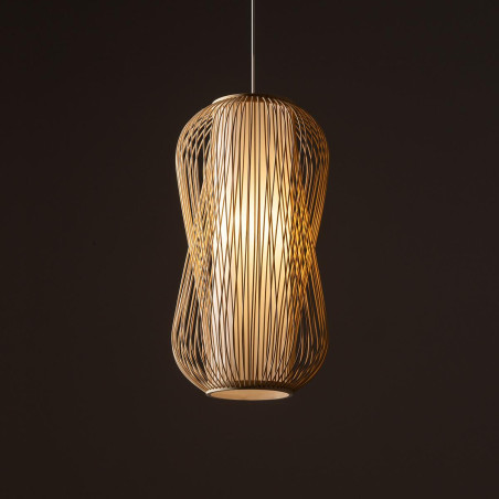 Lampa wisząca bambusowa Puket 30cm Nowodvorski
