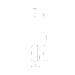 Lampa wisząca bambusowa Puket 30cm Nowodvorski