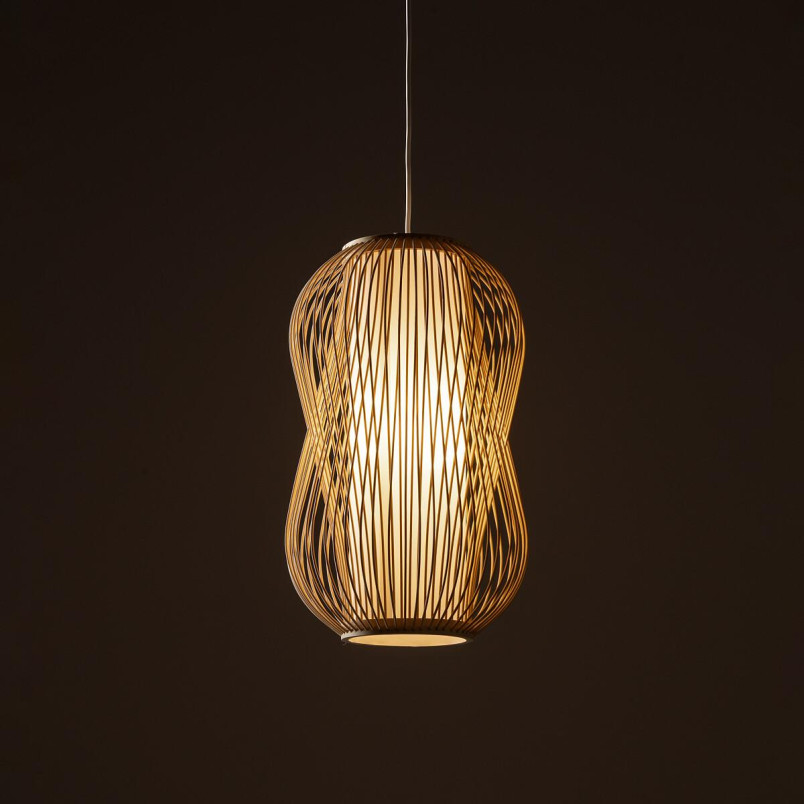 Lampa wisząca bambusowa Puket 26cm Nowodvorski
