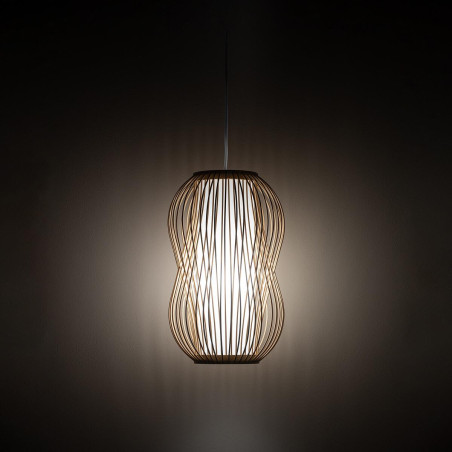 Lampa wisząca bambusowa Puket 21cm Nowodvorski