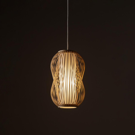 Lampa wisząca bambusowa Puket 21cm Nowodvorski