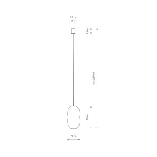 Lampa wisząca bambusowa Puket 21cm Nowodvorski