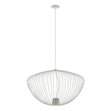 Lampa wisząca druciana Pumpkin 70cm jedwabisty szary Nowodvorski