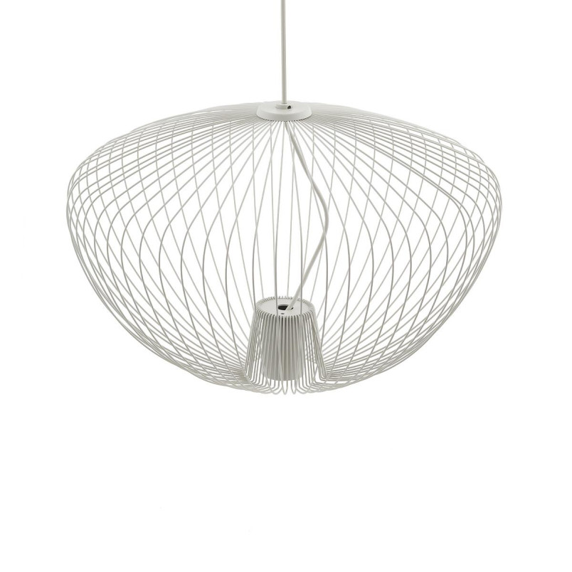 Lampa wisząca druciana Pumpkin 70cm jedwabisty szary Nowodvorski
