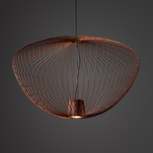 Lampa wisząca druciana Pumpkin 70cm terracotta Nowodvorski