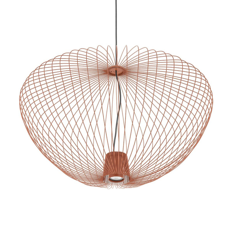 Lampa wisząca druciana Pumpkin 70cm terracotta Nowodvorski