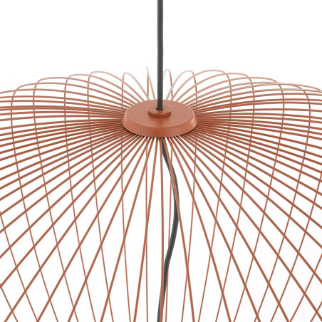 Lampa wisząca druciana Pumpkin 70cm terracotta Nowodvorski