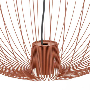 Lampa wisząca druciana Pumpkin 70cm terracotta Nowodvorski