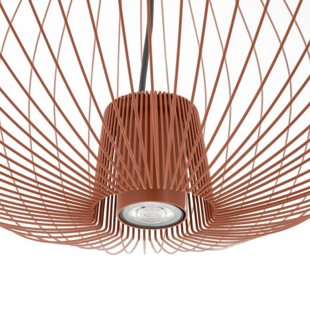 Lampa wisząca druciana Pumpkin 70cm terracotta Nowodvorski