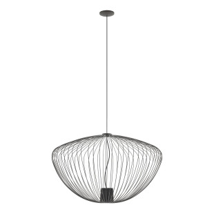 Lampa wisząca druciana Pumpkin 70cm grafitowa Nowodvorski