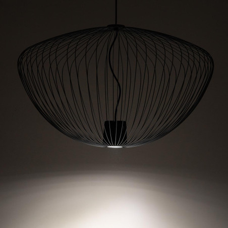 Lampa wisząca druciana Pumpkin 70cm grafitowa Nowodvorski