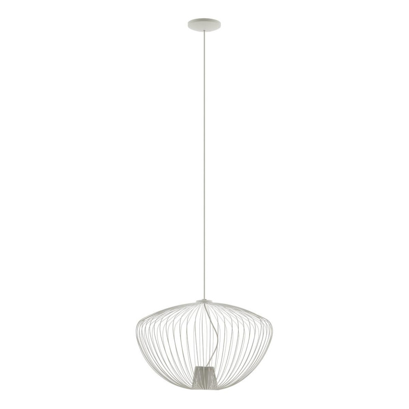 Lampa wisząca druciana Pumpkin 54,5cm jedwabisty szary Nowodvorski