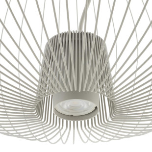 Lampa wisząca druciana Pumpkin 54,5cm jedwabisty szary Nowodvorski