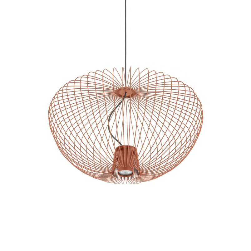 Lampa wisząca druciana Pumpkin 54,5cm terracotta Nowodvorski