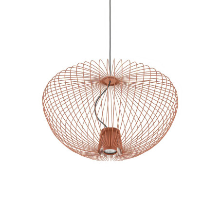 Lampa wisząca druciana Pumpkin 54,5cm terracotta Nowodvorski