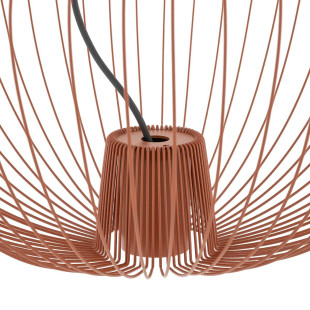 Lampa wisząca druciana Pumpkin 54,5cm terracotta Nowodvorski