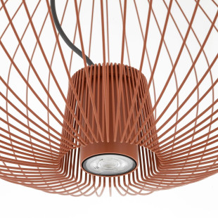 Lampa wisząca druciana Pumpkin 54,5cm terracotta Nowodvorski