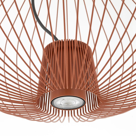 Lampa wisząca druciana Pumpkin 54,5cm terracotta Nowodvorski