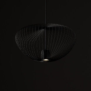 Lampa wisząca druciana Pumpkin 54,5cm grafitowa Nowodvorski