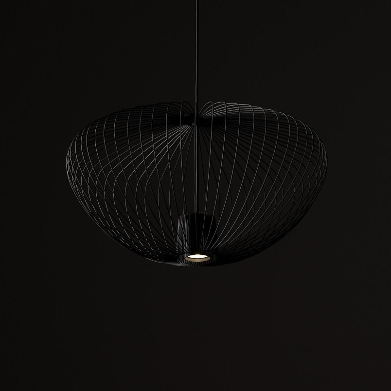 Lampa wisząca druciana Pumpkin 54,5cm grafitowa Nowodvorski